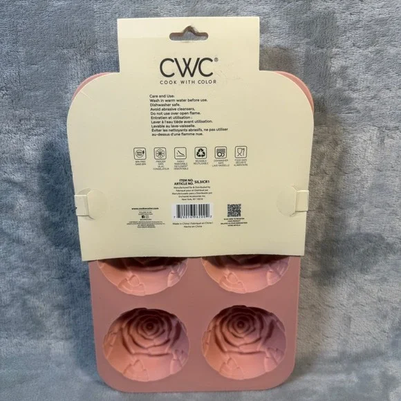 CWC Roses 3PC Silicone Mold - Picture 2 of 2